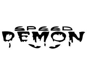 Speed Demon Sticker