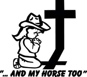 And my Horse Too Sticker 4157