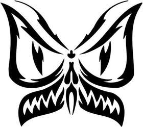 Tribal Butterfly Sticker 13