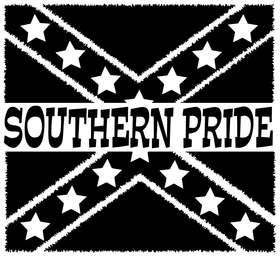 Southern Pride Rebel Flag Sticker