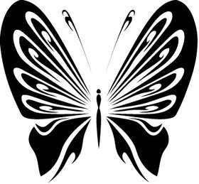 Butterfly 65 Sticker