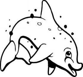 Dolphin Sticker 287