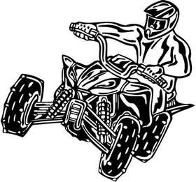 ATV Riders Sticker 34