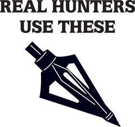 Real Hunters Use These Bowhunting Sticker