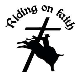 Riding on Faith Sticker 2202