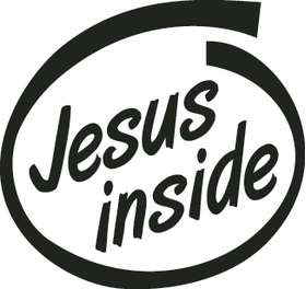 Jesus Inside Sticker 3056