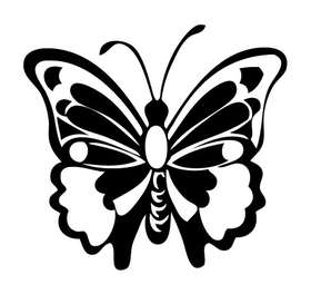 Butterfly 8 Sticker