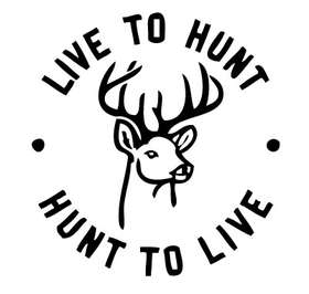Live to Hunt Hunt to Live Sticker