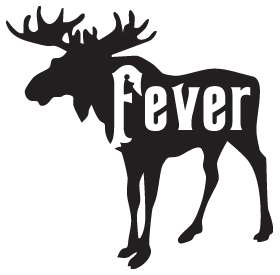 Moose Fever Sticker