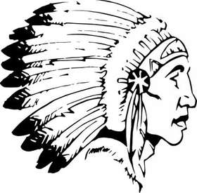 Native American Sticker 32