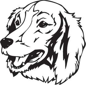 Saint-Usuge Spaniel Dog Sticker