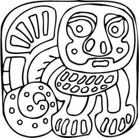 Mayan Sticker 14