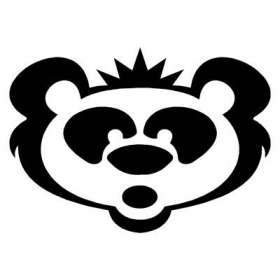Panda Bear Head Sticker
