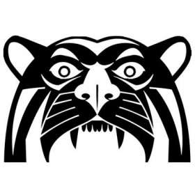 Tiger Head Sticker