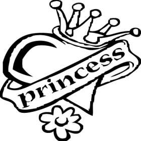 Princess Heart Sticker
