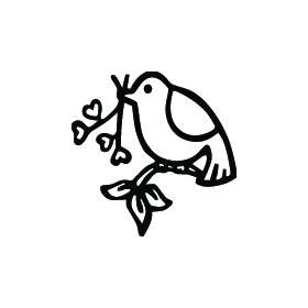 Dove and Olive Branch Sticker 3170