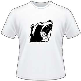 Grizzly Bear Head T-Shirt