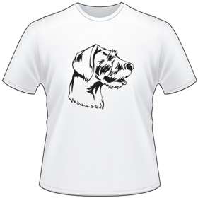 German Rough-Haired Pointer Dog T-Shirt