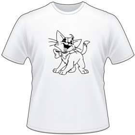 Cartoon Cat T-Shirt 17