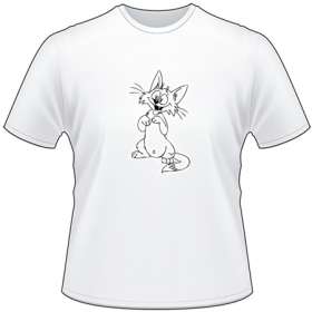 Cartoon Cat T-Shirt 29