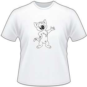 Cartoon Cat T-Shirt 35
