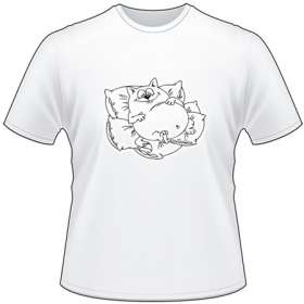 Cartoon Cat T-Shirt 62