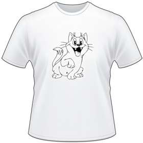 Cartoon Cat T-Shirt 81