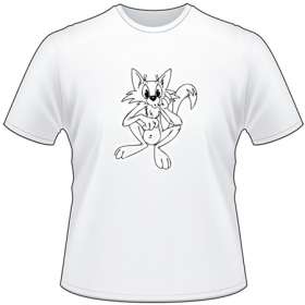 Cartoon Cat T-Shirt 90