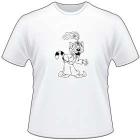 Cartoon Cat T-Shirt 91