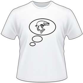 Thinking Salmon Fishing T-Shirt 2