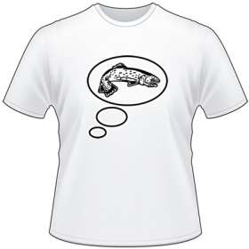 Thinking Salmon Fishing T-Shirt