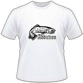 Addiction Salmon Fishing T-Shirt