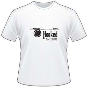 Hooked on Life Fly Fishing T-Shirt