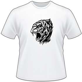Flaming Big Cat T-Shirt 2