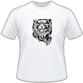 Flaming Big Cat T-Shirt 14