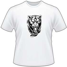 Flaming Big Cat T-Shirt 16