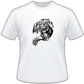 Flaming Big Cat T-Shirt 23