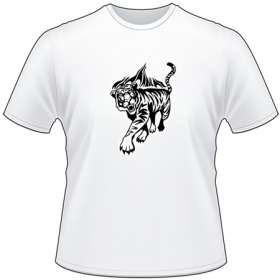 Flaming Big Cat T-Shirt 40