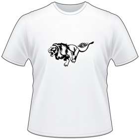 Flaming Big Cat T-Shirt 72