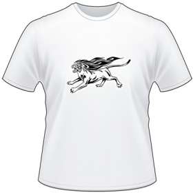 Flaming Big Cat T-Shirt 99