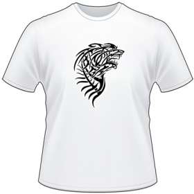 Tribal Animal Flame T-Shirt 1