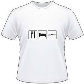 Eat Sleep Rifle T-Shirt