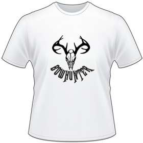 Buck Skull Bowhunter T-Shirt