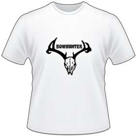 Buck Skull Bowhunter T-Shirt 3
