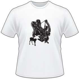 Bowhunter and Moose T-Shirt