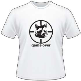 Game Over Racoon T-Shirt 3