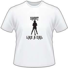 Shoot Like a Girl T-Shirt 4