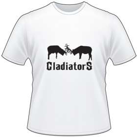 Gladiators Elk Fighting T-Shirt