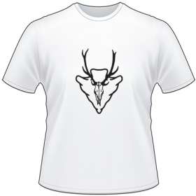 Elk Skull in Arrowhead T-Shirt