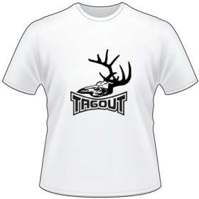 Tagout Buck Skull T-Shirt